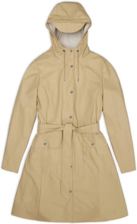 Rains Regenjassen Beige Dames