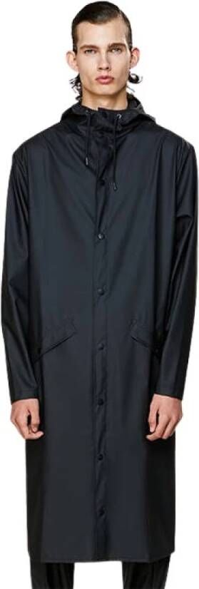 Rains Regenjas met capuchon en steekzakken