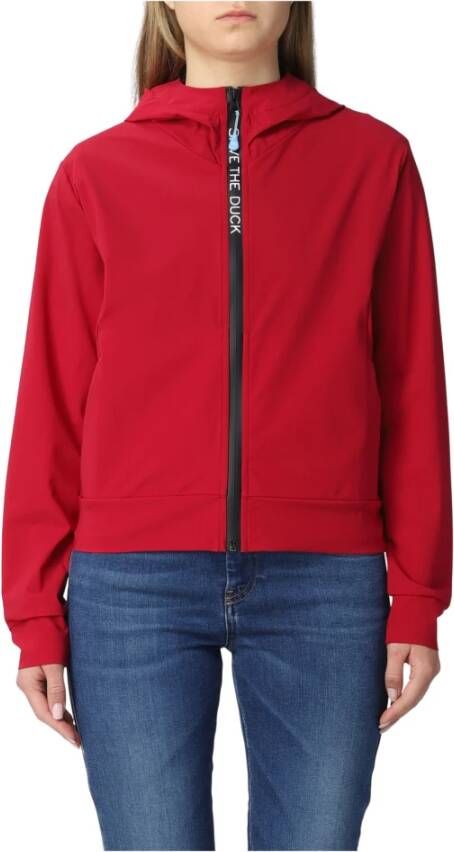 Save The Duck Hoodies & Sweatvesten Rood Dames