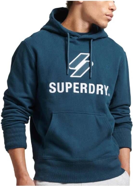 Superdry Hoodies & sweatvesten Blauw Heren