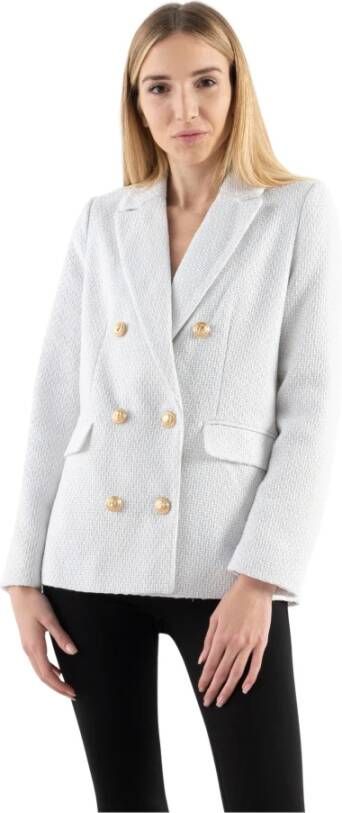 Vero Moda 10260000 Dubbele jassen met dubbele beelden , Wit, Dames