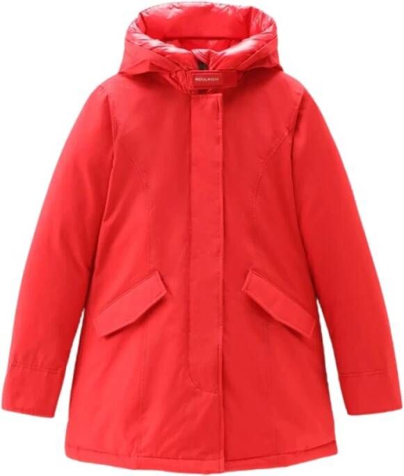 Woolrich Parka Jassen Rood Dames