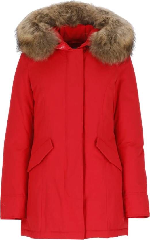 Woolrich Gewatteerde Jassen Rood Dames