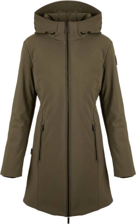Woolrich Parka Jassen Groen Dames