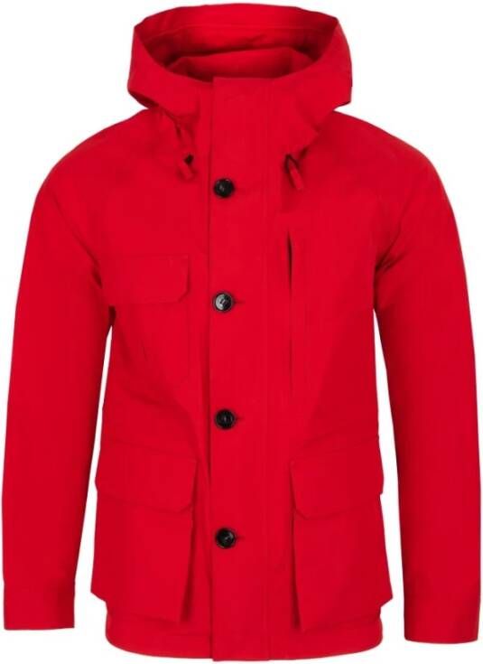 Woolrich Winterjassen Rood Heren