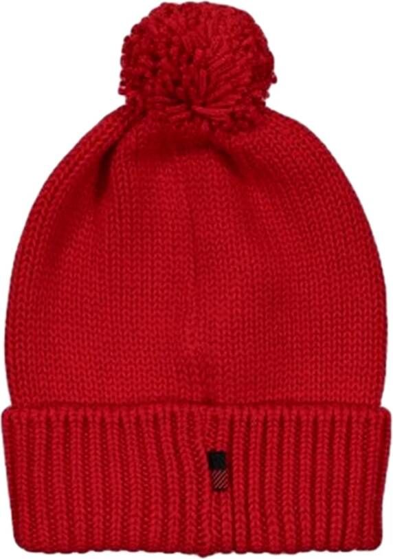 Woolrich Red WS Serenity Beanie Hat Cappello Donna , Rood, Unisex
