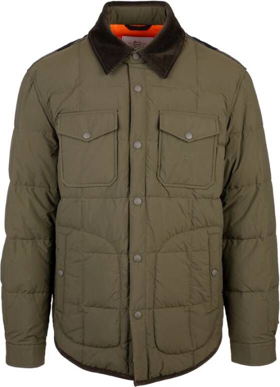 Woolrich Winterjassen Groen Heren