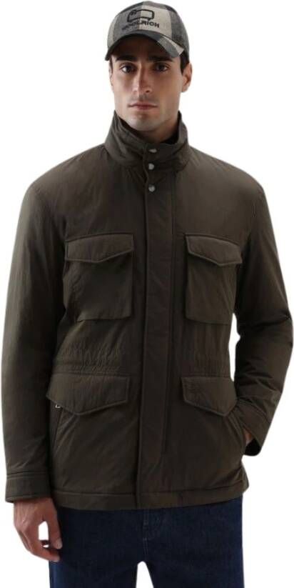 Woolrich Winterjassen Groen Heren