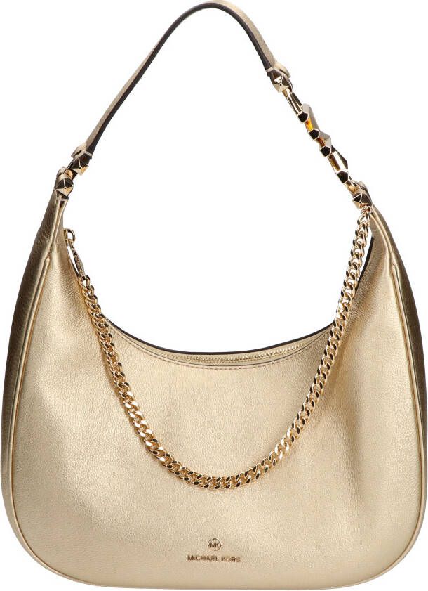 Michael kors Piper Large Hobo Shoulderbag Pale Gold Schoudertassen