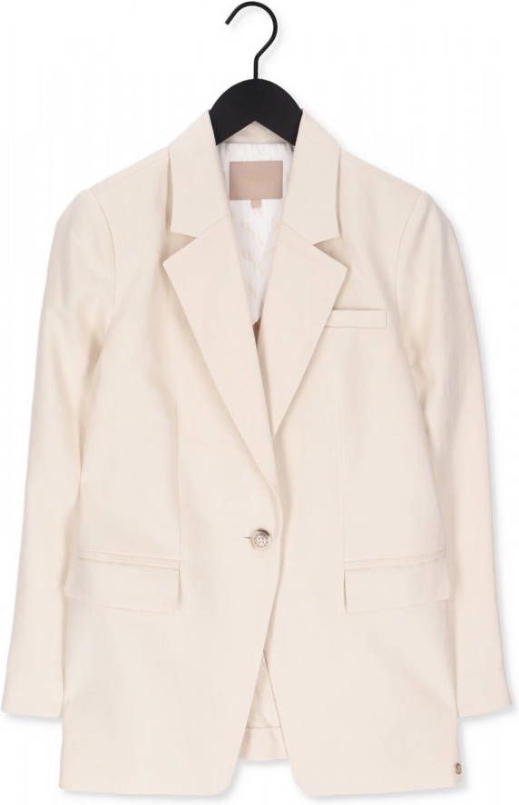 Josh V Mose Blazer Fijne Twill 1kn. , Beige, Dames