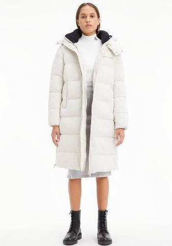 Calvin Klein Gewatteerde puffer jack met afneembare capuchon