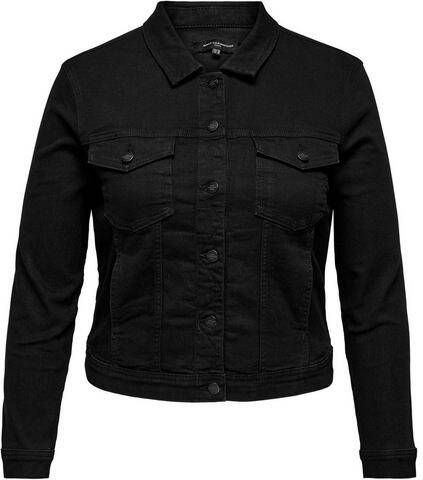ONLY CARMAKOMA Jeansjack CARWESPA LS JACKET BLACK DNM