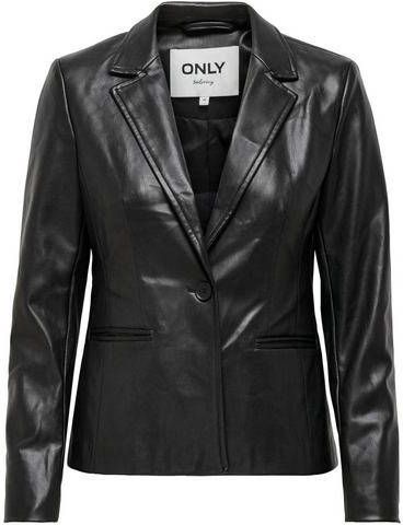Only Imitatieleren blazer ONLSELMA DIONNE FAUX LEATHER BLAZER