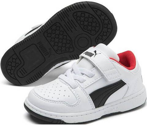 Puma Rebound Layup Lo SL V Inf sneakers wit/zwart/rood