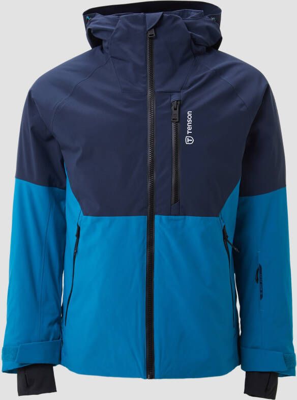 TENSON yoke ski jas turquoise/groen heren