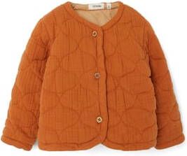 Lil Atelier Babykleding Damir Short Loose Quilt Jacket Oranje