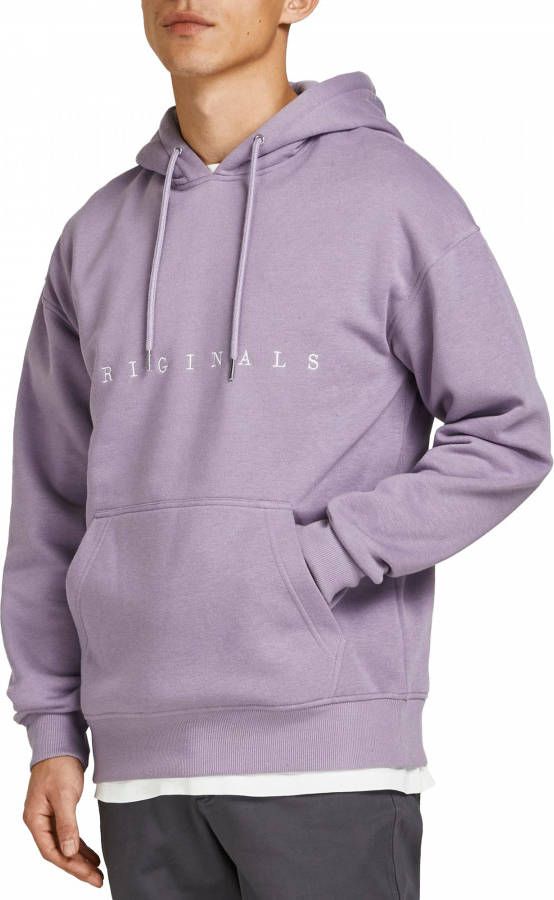 JACK & JONES ORIGINALS hoodie JORCOPENHAGEN met logo purple ash