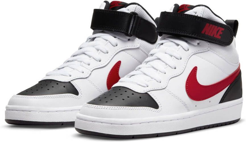 Nike Witte Hoge Sneaker Court Borough Mid 2(gs )