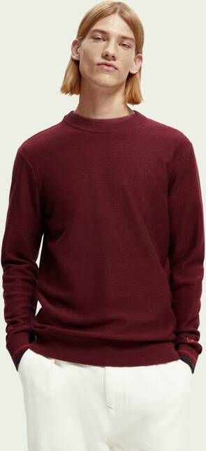Scotch & Soda Round neck Knitwear , Bruin, Heren