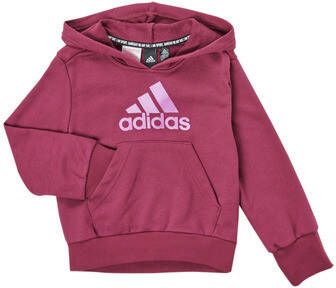Adidas Performance sporthoodie donkerrood/fuchsia