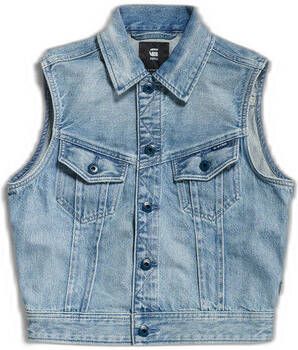 G-Star Spijkerjack G Star Raw Veste en jean sans manches slim femme
