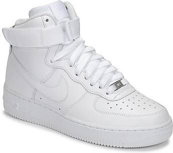 nike air force 1 dames wit hoge zool