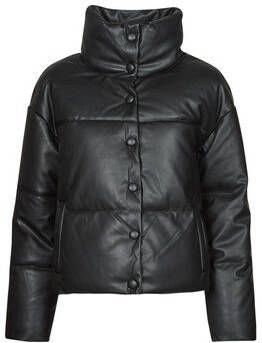 ONLY coated gewatteerde jas ONLLYDIA zwart
