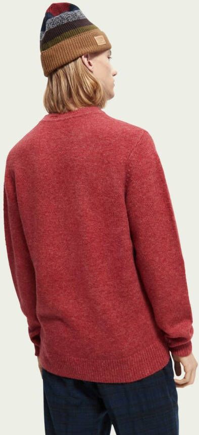 Scotch & Soda Fijngebreide trui in wolblend met ronde hals