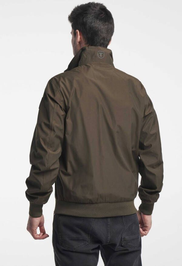 Tenson zomerjas groen normale fit effen