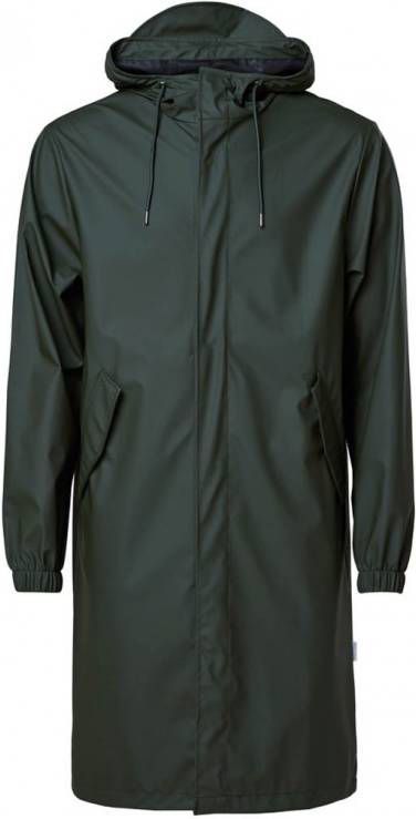 Rains unisex Fishtail Parka regenjas donkergroen