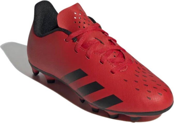 Adidas Kids adidas Predator Freak.4 Gras Voetbalschoenen (FG) Kids Rood Zwart Rood