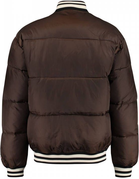 America Today Heren Puffer Varsity Jacket Jem Bruin