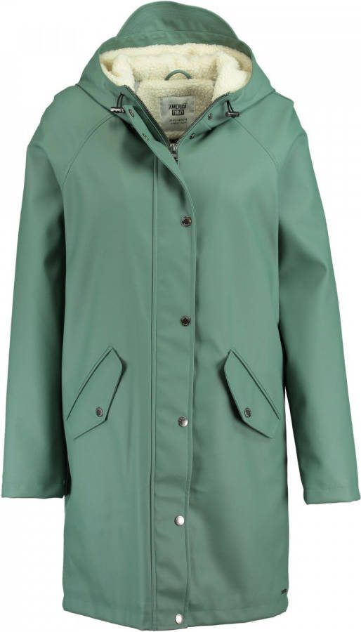 America Today Janice Teddy gewatteerde regenjas met fleece voering
