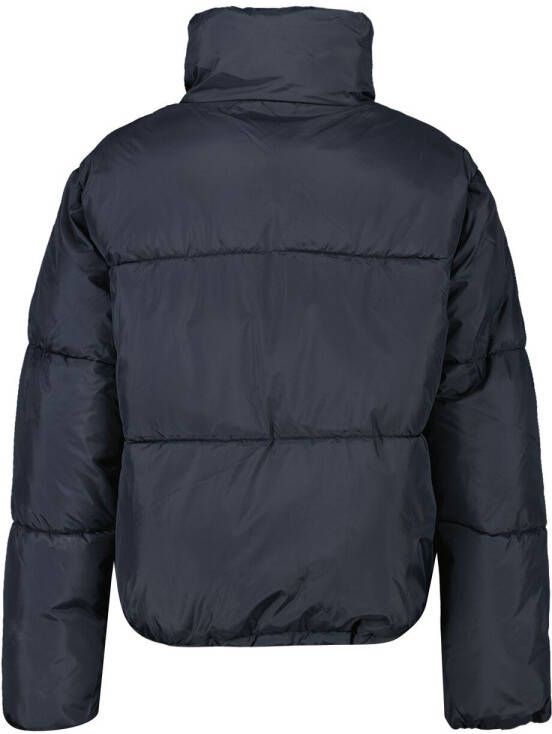 America Today Dames Puffer Winterjas Opstaande Kraag Zwart