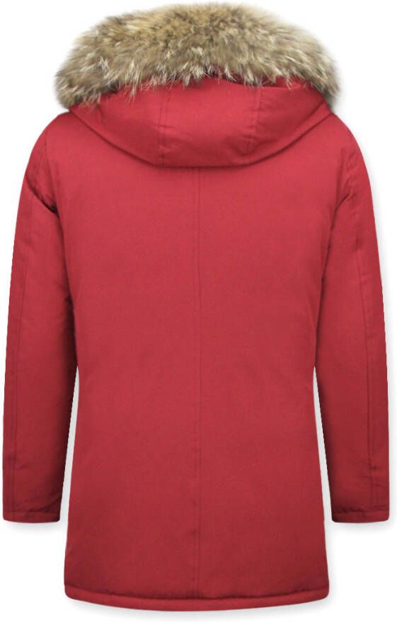 Parka Jas Daniele Volpe Parka Jas Met Bontkraag -