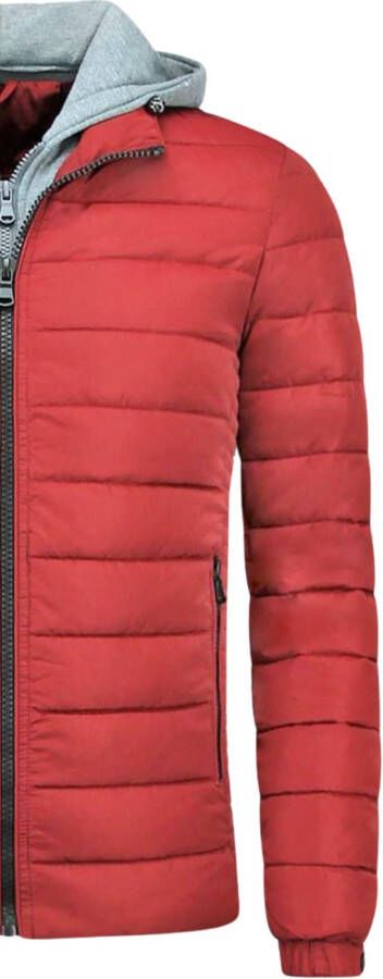 Enos Gewatteerde jassen Rood Heren
