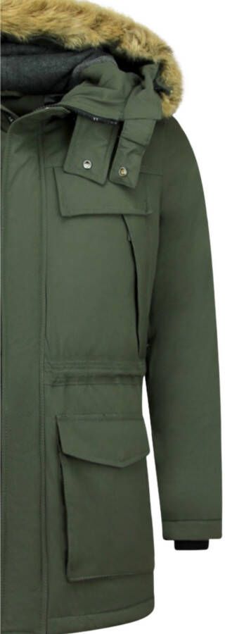 Parka Jas Enos Parka Jas Met Bontkraag -