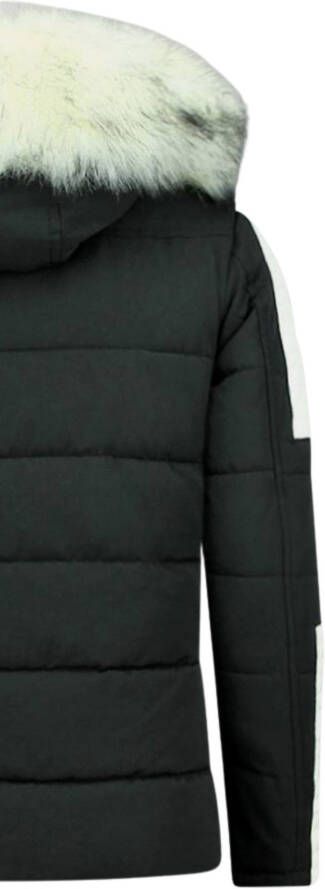 Donsjas Enos Winterjas Met Nep Bontkraag -