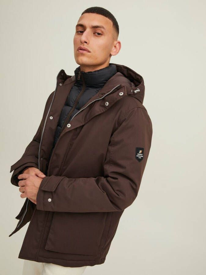 jack & jones Jas gevoerd gilet aan de binnenkant