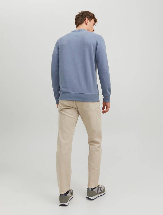 JACK & JONES ESSENTIALS sweater JJEBASIC donkerblauw