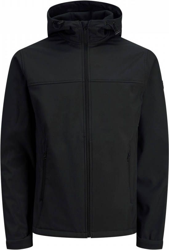 jack & jones Jjemarvin Hood Softshelloos 12212363 , Zwart, Heren