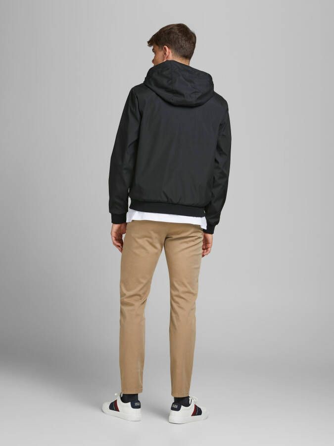 jack & jones Jjeseam Jacket Hood , Zwart, Heren