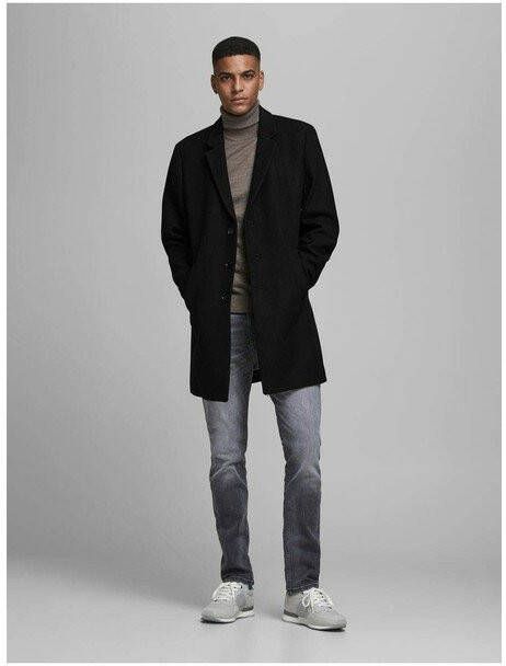 jack & jones Lange mantel met knopen Moulder Wool