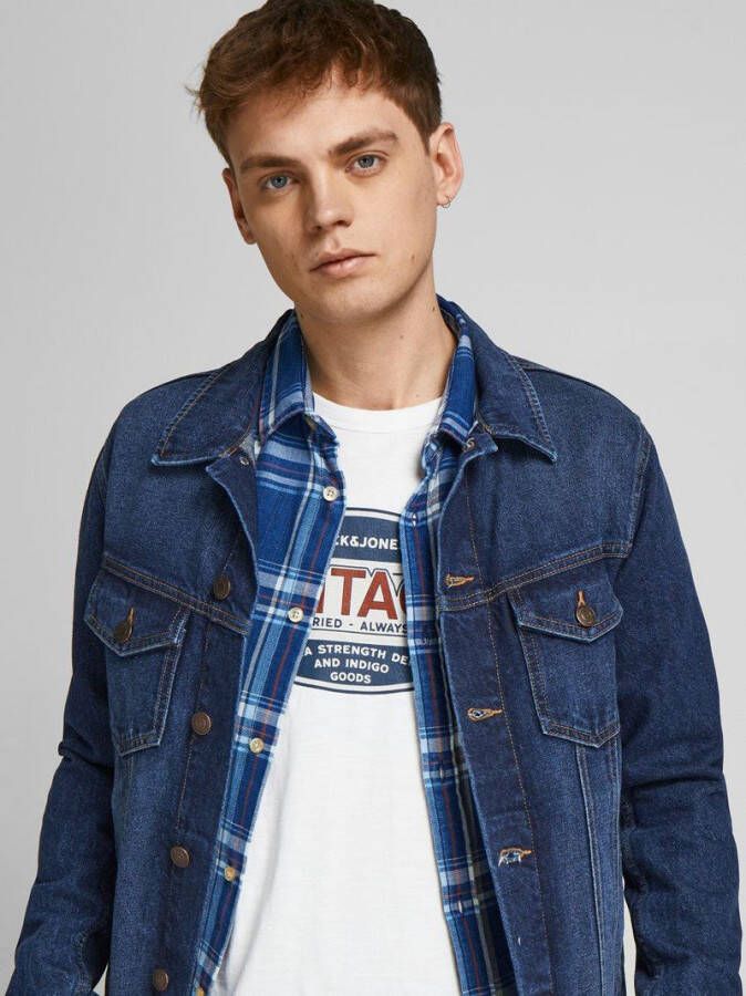 jack & jones Jean Jjacket NA 470 , Blauw, Heren