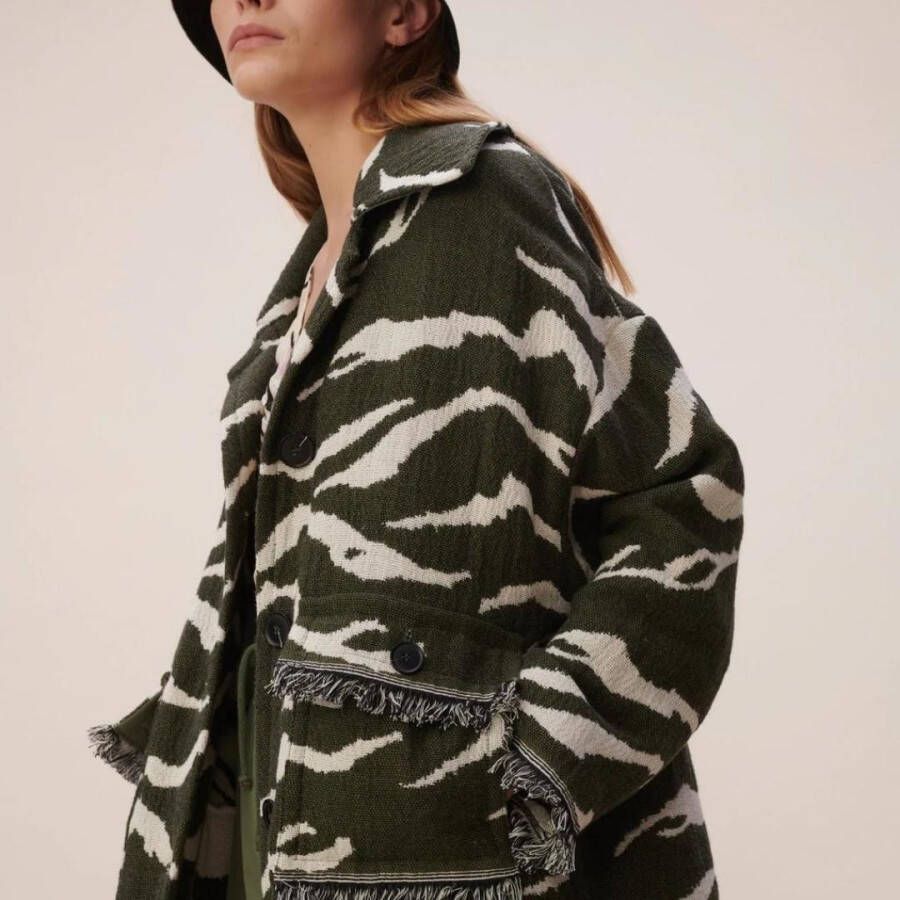 Lala Berlin Juelz blousejas 24512 , Groen, Dames