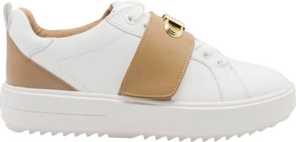 Michael Kors Vrouwenschoenen sneakers Emmett 43F2Emfs1L Husk Multi White , Wit, Dames