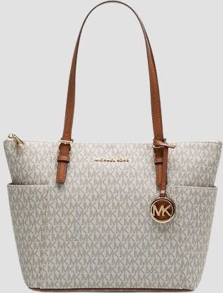 Michael Kors Schoudertas Jet Set Item Ew Tz Tote Wit