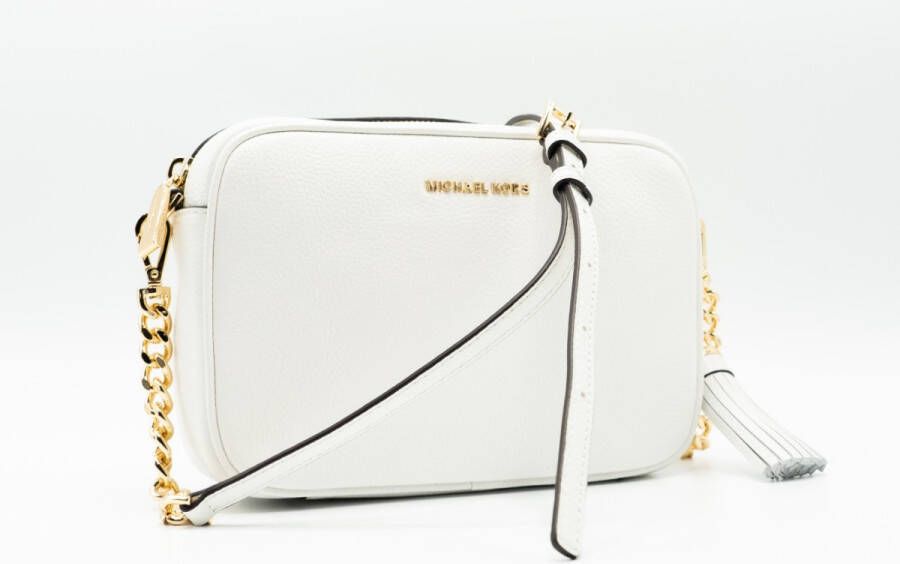 Michael Kors Ginny leren schoudertas
