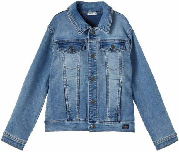 NAME IT KIDS spijkerjas Adeas met biologisch katoen stonewashed