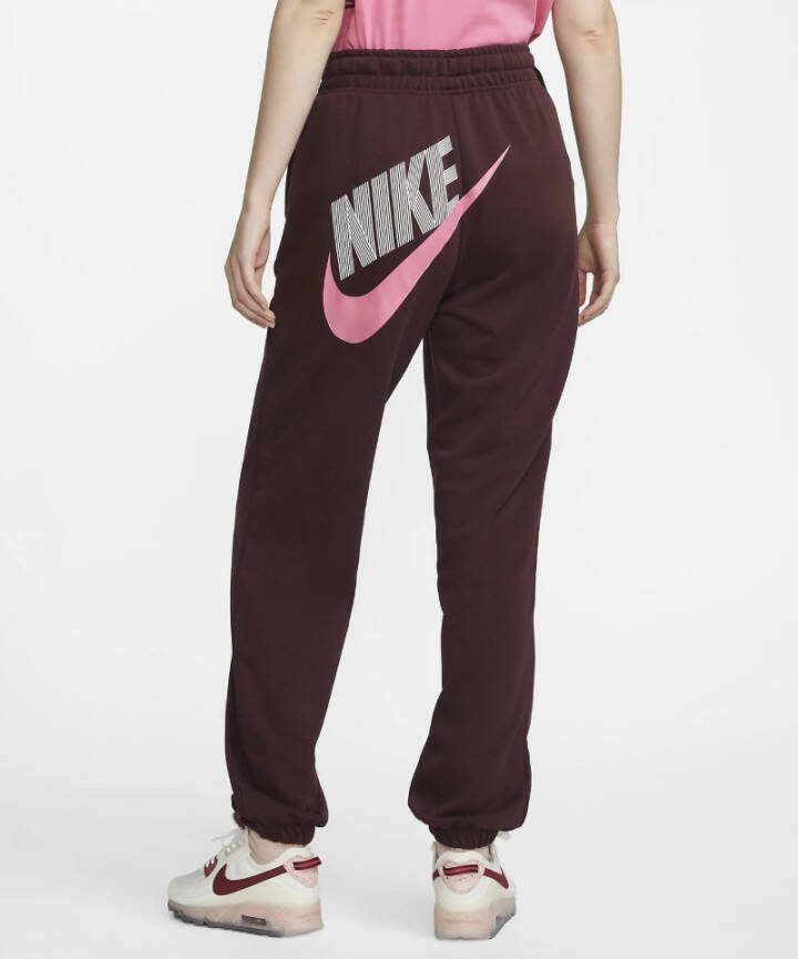 Nike Sportswear Ruimvallende dansbroek van fleece voor dames Rood